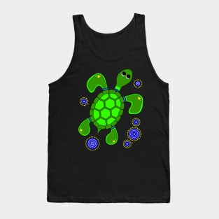 Aboriginal Art - Turtle Full Tank Top